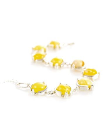 Link Amber Bracelet In Sterling Silver The Sphere, image , picture 2