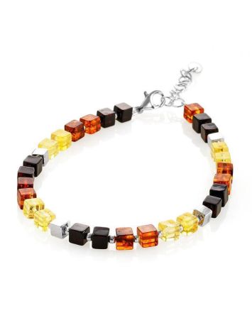 Wonderful Multicolor Amber Bracelet The Sugar, image 