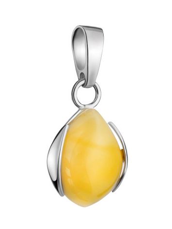 Honey Amber Pendant In Sterling Silver The Cat's Eye, image , picture 4