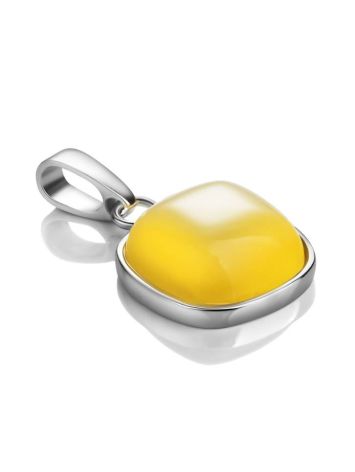 Honey Amber Pendant In Sterling Silver The Copenhagen, image , picture 4