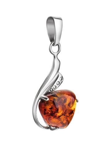 Ultra Feminine Amber Pendant In Sterling Silver The Acapulco, image , picture 5