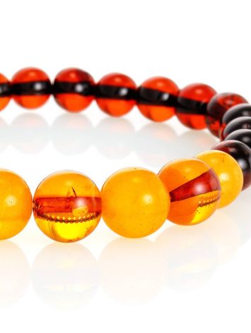 Multicolor Amber Stretch Bracelet, image , picture 3
