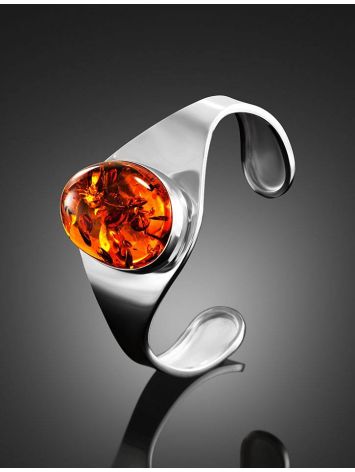 Amber Bracelet In Sterling Silver The Glow, image , picture 2
