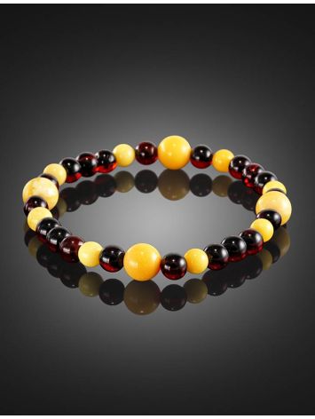 Bright Amber Beaded Bracelet The Prague, image , picture 2