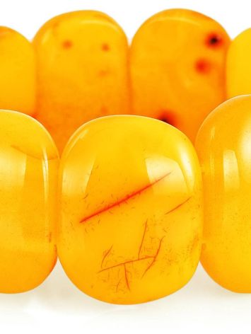 Vintage Style Honey Amber Stretch Bracelet, image , picture 3