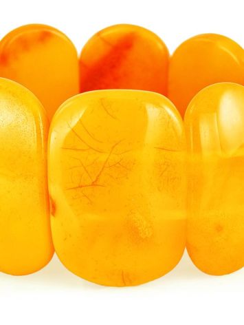 Vintage Style Amber Stretch Bracelet, image , picture 3