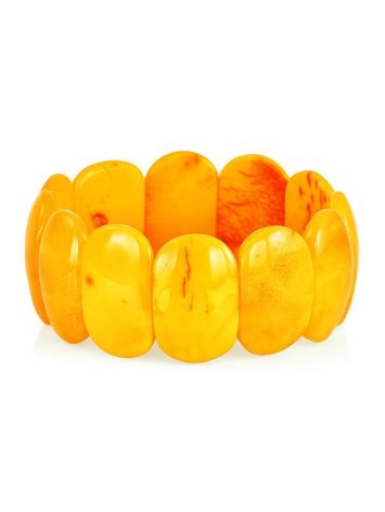 Vintage Style Amber Stretch Bracelet, image , picture 4