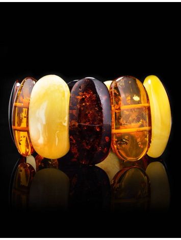 Bold Amber Stretch Bracelet, image , picture 2