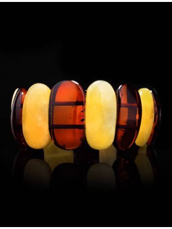 Multicolor Amber Elastic Bracelet, image , picture 2