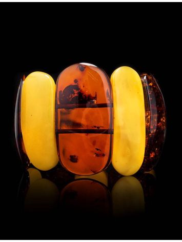 Bold Amber Elastic Bracelet, image , picture 2