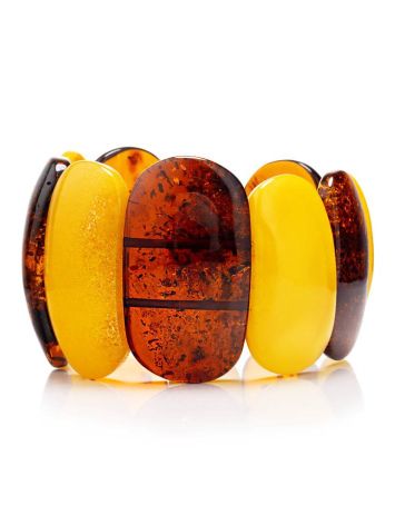 Bold Amber Elastic Bracelet, image , picture 3