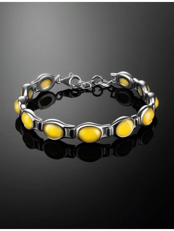 Amber Bracelet In Sterling Silver The Soprano, image , picture 2