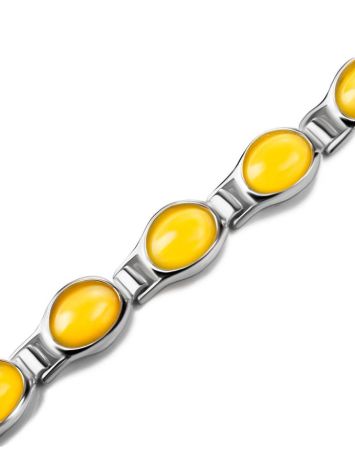 Amber Bracelet In Sterling Silver The Soprano, image , picture 3