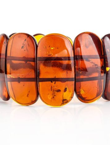 Cognac Amber Stretch Bracelet, image , picture 3