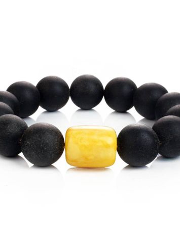 Black Amber Bracelet The Cuba, image , picture 3