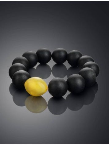 Black Amber Bracelet The Cuba, image , picture 2
