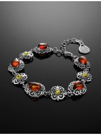 Amber Bracelet In Sterling Silver The Luxor, image , picture 2