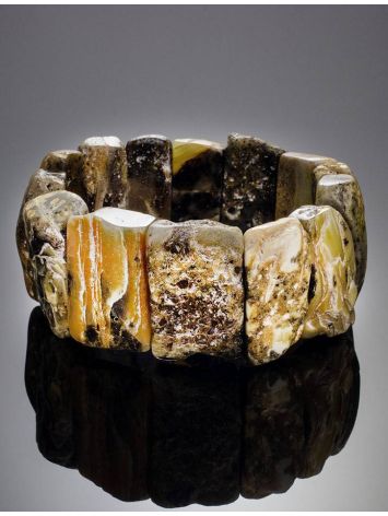 Bold Amber Stretch Bracelet The Volcano, image , picture 2