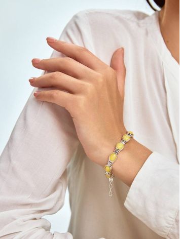 Amber Bracelet In Sterling Silver The Soprano, image , picture 4