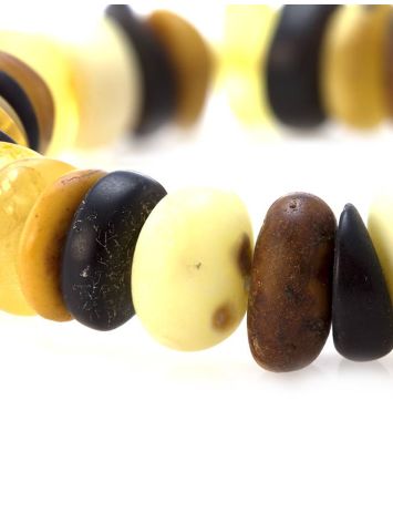Multicolor Amber Designer Stretch Bracelet, image , picture 2