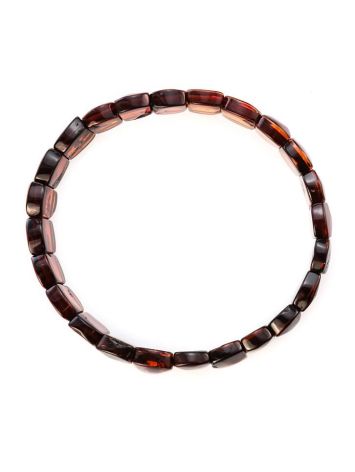 Cognac Amber Stretch Bracelet, image , picture 4