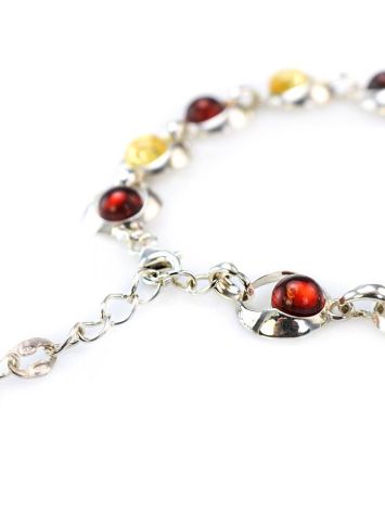 Amber Link Bracelet In Sterling Silver The Orion, image , picture 4