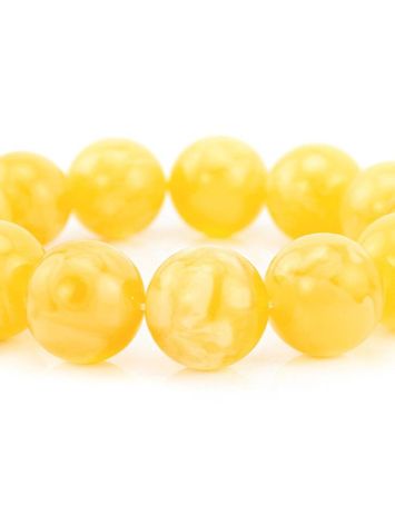 Bold Amber Beaded Bracelet, image , picture 2