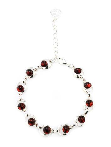 Amber Link Bracelet In Sterling Silver The Orion, image , picture 3
