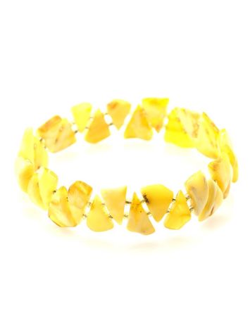 Honey Amber Stretch Bracelet, image , picture 3