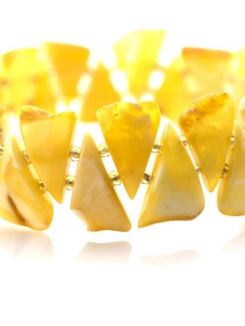Honey Amber Stretch Bracelet, image , picture 2