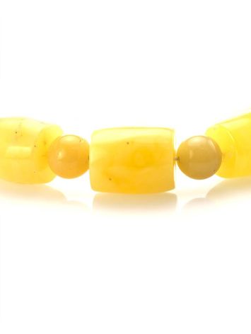 Honey Amber Beaded Designer Bracelet, image , picture 2