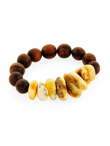 Ethnic Style Wood Amber Bracelet The Cuba, image , picture 3