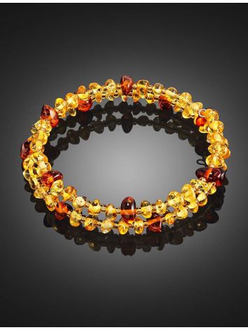 Two Toned Amber Bangle Bracelet, image , picture 2