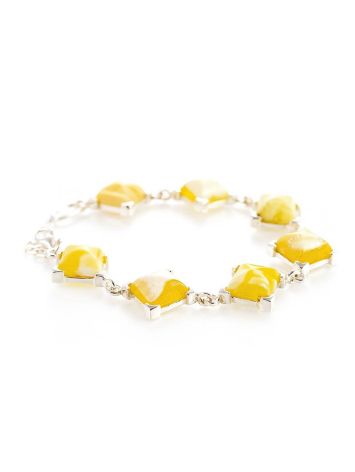 Link Amber Bracelet In Sterling Silver The Athena, image , picture 7