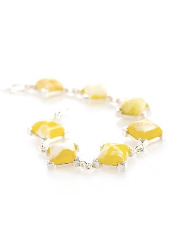 Link Amber Bracelet In Sterling Silver The Athena, image , picture 4
