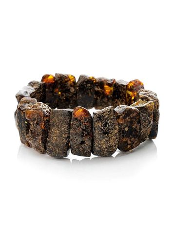 Raw Amber Beaded Bracelet The Volcano, image , picture 3