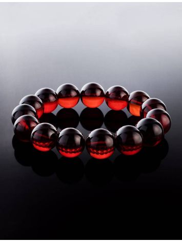Classic Amber Ball Beaded Bracelet, image , picture 2