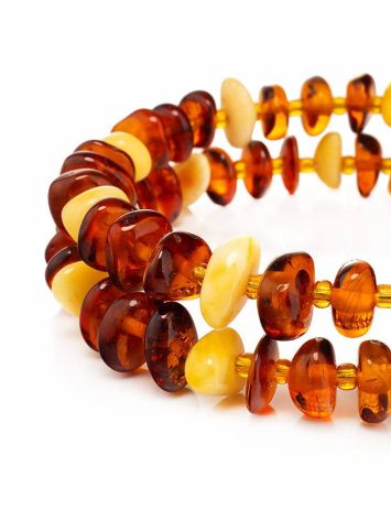 Multicolor Amber Spiral Bracelet, image , picture 3