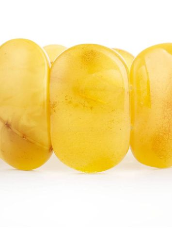 Honey Amber Elastic Bracelet, image , picture 3