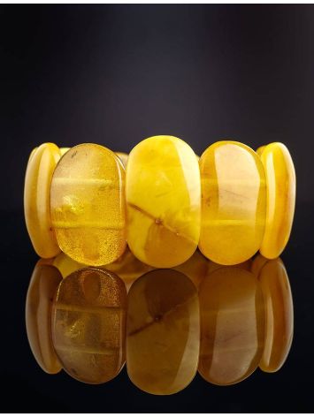 Honey Amber Elastic Bracelet, image , picture 2