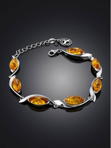 Amber Bracelet In Sterling Silver The Liana, image , picture 2
