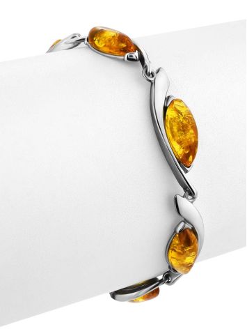 Amber Bracelet In Sterling Silver The Liana, image , picture 4