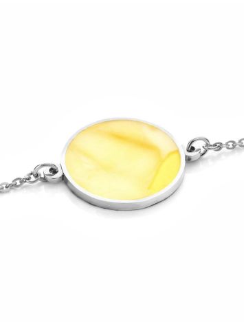 Chain Amber Bracelet In Sterling Silver The Monaco, image , picture 3