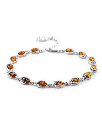 Link Amber Bracelet In Sterling Silver The Astrid, image , picture 5
