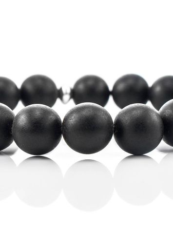 Black Amber Beaded Bracelet The Cuba, image , picture 4