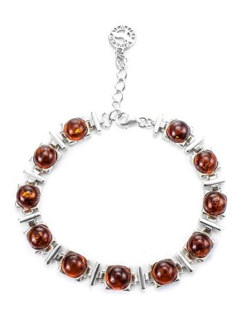Cherry Amber Bracelet In Sterling Silver The Rondo, image , picture 5