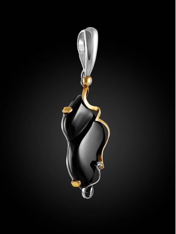 Black Onyx Handcrafted Pendant The Serenade, image , picture 2