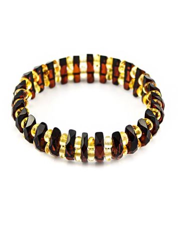 Boho Style Amber Bracelet, image , picture 5
