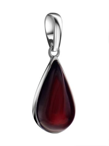 Cherry Amber Silver Pendant The Pulse, image , picture 4