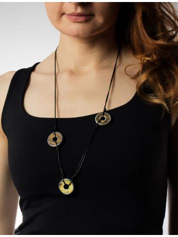 Black Amber Pendant In Sterling Silver The Indonesia, image , picture 5